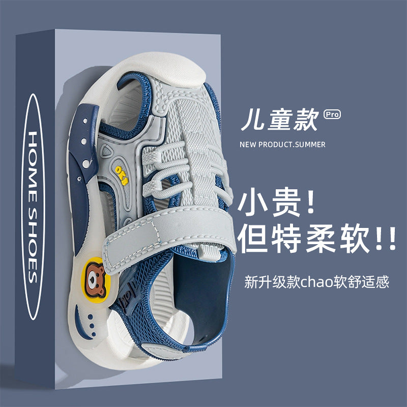 Kids' sandals: new summer collection - soft sole, cartoon design, velcro closure, perfect for girls (toddler to big kid), baby beach sandals