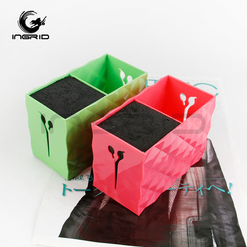 Multifunctional scissors, comb, socket box, special hair cutting tool storage box for hair salon, non-slip hair storage, scissors box.