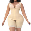 Open steel frame pressurized jumpsuit with buttons and non-slip weight 260 fashion shoulder straps adjustable body shaping garment to lift buttocks and beautify body