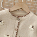 Kids' base layer sweater  autumn new arrivals: cute two-piece set for little girls, girls' crew neck sweater thickened outfit