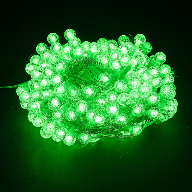 Outdoor camping led ball light string Outdoor battery box decoration star light Room atmosphere bubble ball light string