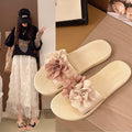French chic floral slides - new summer collection: versatile, non-slip, beach-ready thong sandals with a fairy-tale aesthetic
