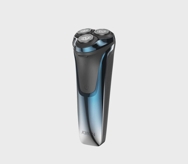 Electric shaver with floating triple-blade head, full body washable, rechargeable digital display razor for men - wholesale