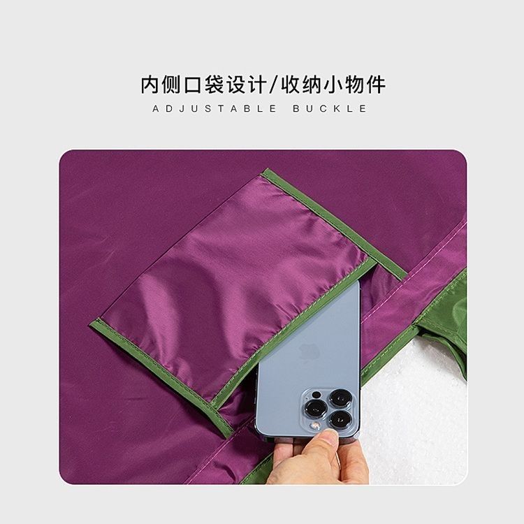 Solid color folding shopping bag, waterproof storage bag, portable supermarket grocery bag, large capacity drawstring, environmentally friendly handbag.
