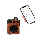 Retro radio bluetooth speaker subwoofer - high volume, card & usb playback, 3d surround sound, high-fidelity retro mini speaker