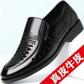 【military-grade leather shoes - premium quality】100% full grain cowhide leather, clearance sale! soft sole leather shoes for men, perfect for casual and business wear