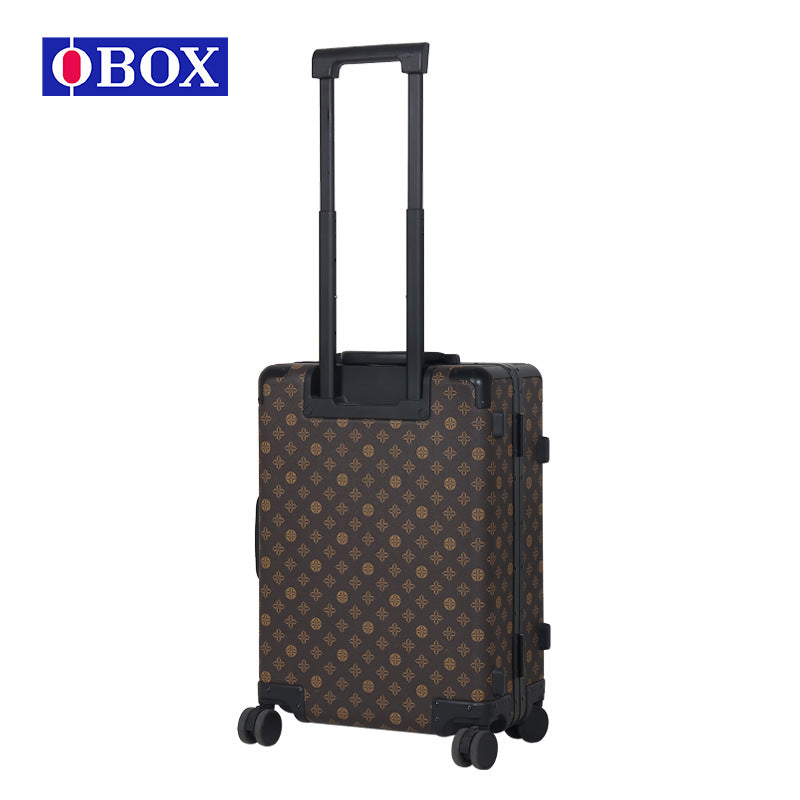 Cross-border moving abroad Air check box Large capacity folding suitcase Universal wheel Classic presbyopia suitcase