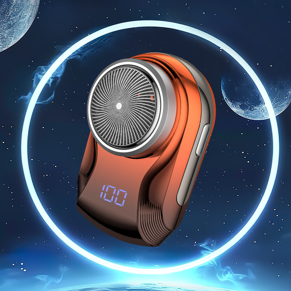 Mini electric shaver - pocket-sized powerhouse for men: car, home, and travel. portable, fully washable, and perfect for all-over grooming