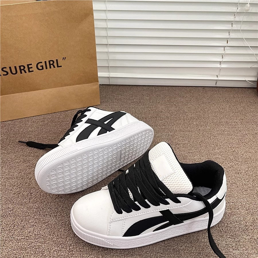 Thick solewhite shoes women's shoes 2026new arrival spring summereasiest for matchk-styleheight increasingcasual sports best sellingplatform shoes