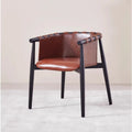 Scandinavian solid wood dining chair for home restaurant backrest chair chair modern casualaccessible luxury hotel chair saddle chair