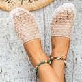 summer new arrival: women's plus-size flat slippers for cross-border e-commerce. wholesale available. dropshipping to  and . (price difference: $0.67)