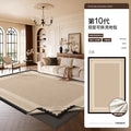 2026 new vintage-inspired removable & washable area rug - living room retro style, easy-clean, premium double-layer, machine washable floor mat