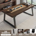 New chinoiserie tea table all-in-one complete set with chair casual coffee table for home living room tea table iron leg board table tea table