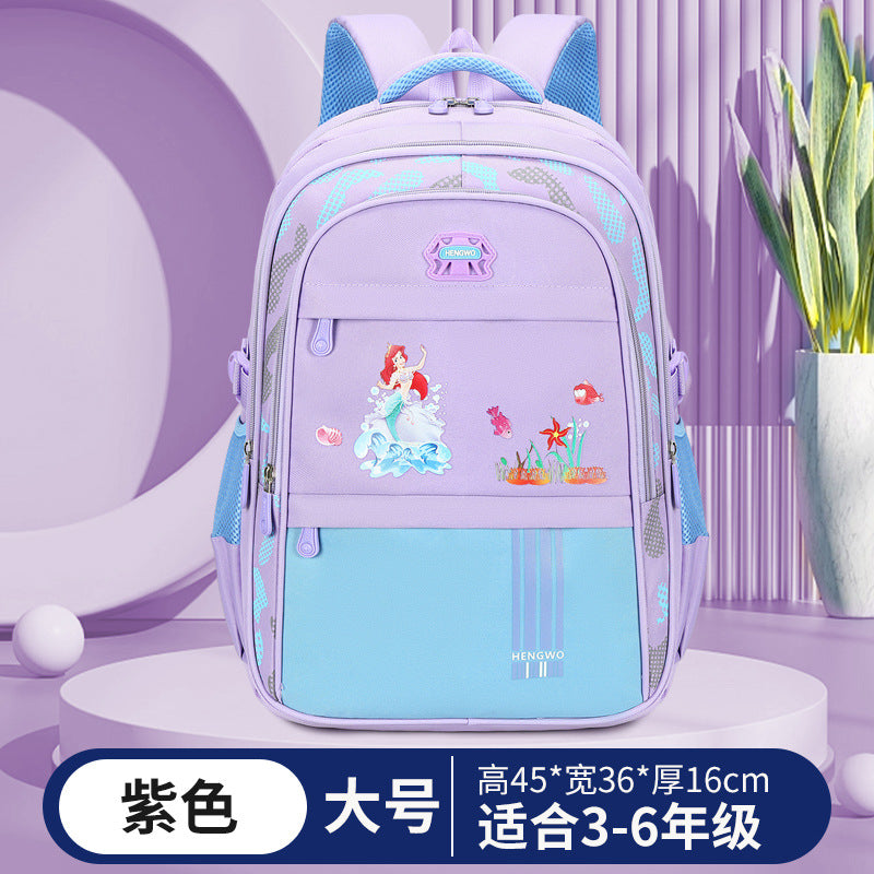 e-commerce hot-selling children's school backpack, lightweight and large-capacity, suitable for grades 1-6, wholesale available