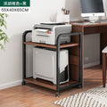 Printer stand shelf floor cabinet storage rack mobile office desk computer host bracket