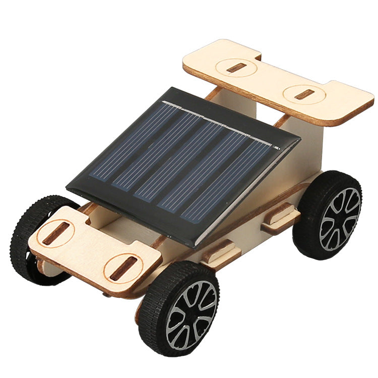 Primary school students science experiment teaching aids DIY handmade material package technology small production small equipment solar car