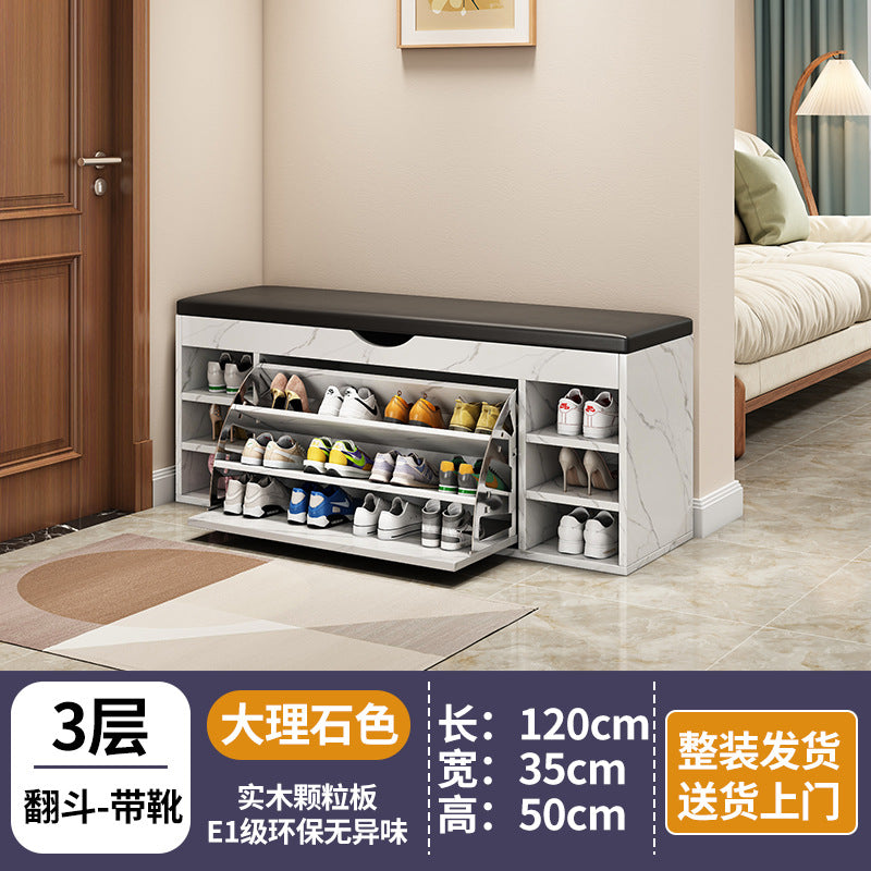 new arrival: bestselling flip-top shoe cabinet - home entryway shoe bench, shoe rack, and stool combo - all-in-one seating & space-saving storage