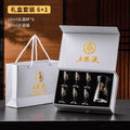 1 pot, 6 cups [white gift box] 80 pots + clear light cup