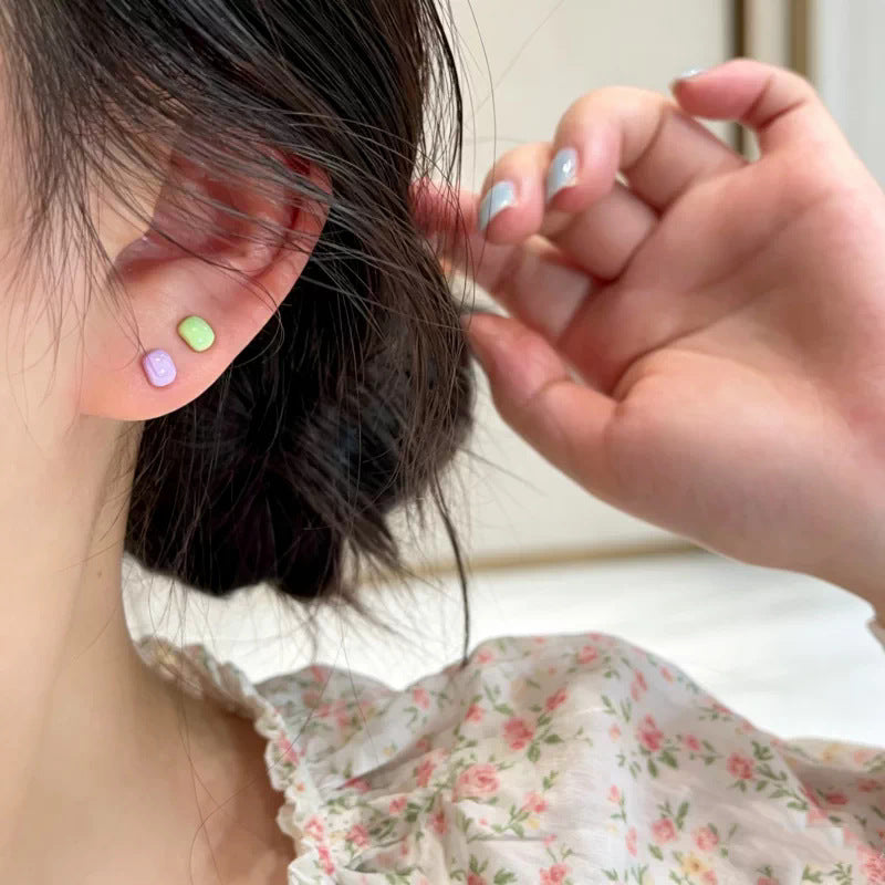 Colorful dopamine jelly bean earrings - seriously stunning, unique, and chic! 2026 new arrival, high-end style