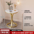 Accessible luxury slate coffee table iron bracket small apartment for home living room sofa side table modern casual balcony small round table