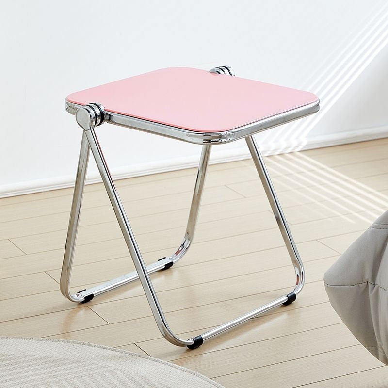 Transparent foldable small coffee table casualfor homecasual sofa corner table balcony small table scandinavianaccessible luxury bedroom side table