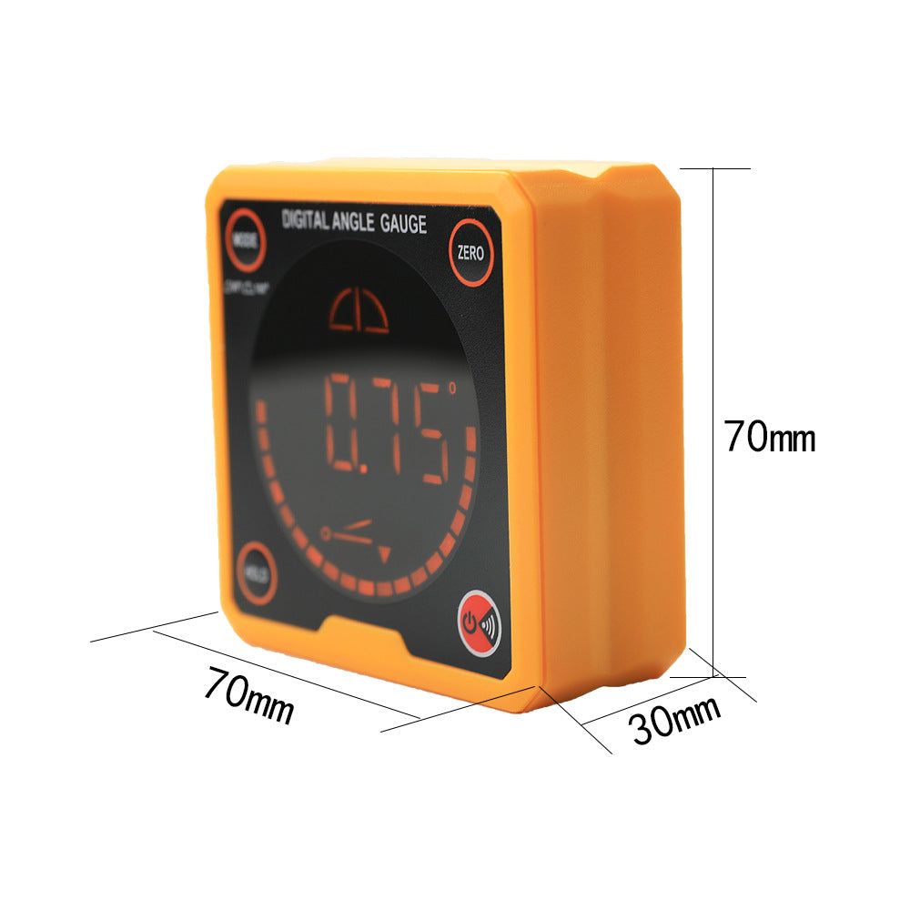 HUOTO Electronic Digital Display Inclination Box Inclination Meter Level Meter Angle Ruler Digital Display Angle Meter Strong Magnetic