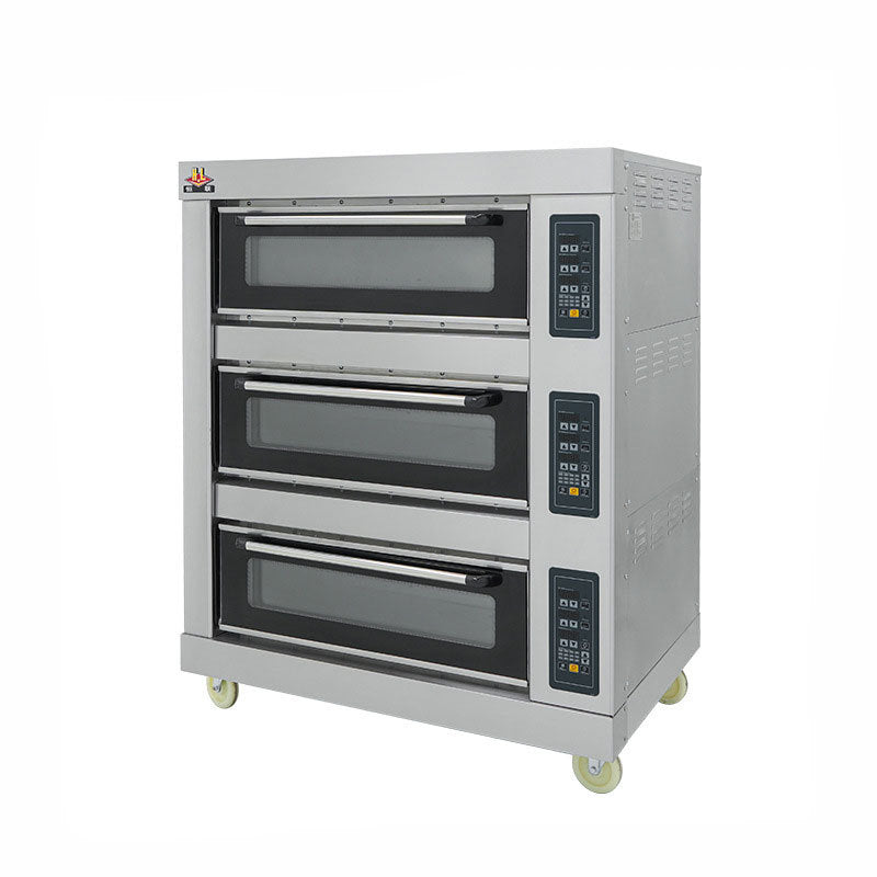 Henglian electric oven commercial two-layer four-plate three-layer six-plate toast cake pizza oven temperature-controlled baking electric oven