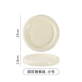 Ceramic steak dinner plate western food light luxury classy sense creative dessert plate for home donut high value dish plate