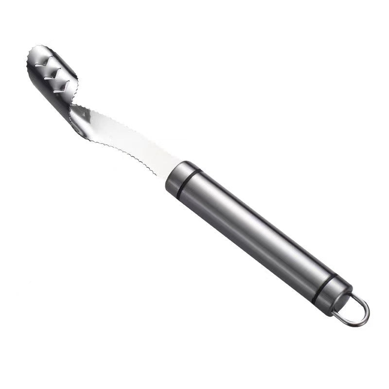 Stainless steel chili pepper corer - home & commercial use - green pepper seed remover - bitter melon hollowing tool - chili pepper de-seeder