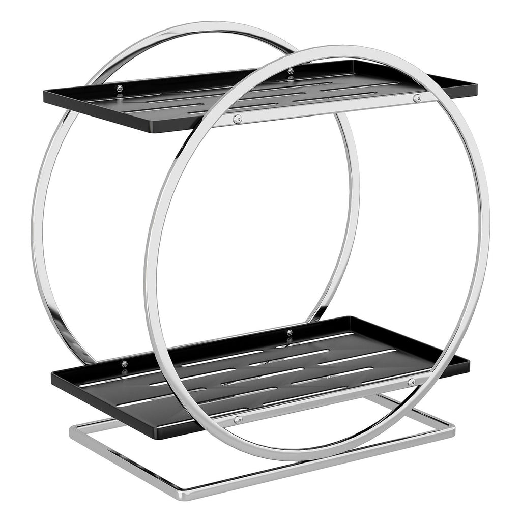 Amazon Cosmetics Storage Rack Tabletop Shelf Wrought Iron Layered Rack Dresser Skin Care Products Perfume Display Rack