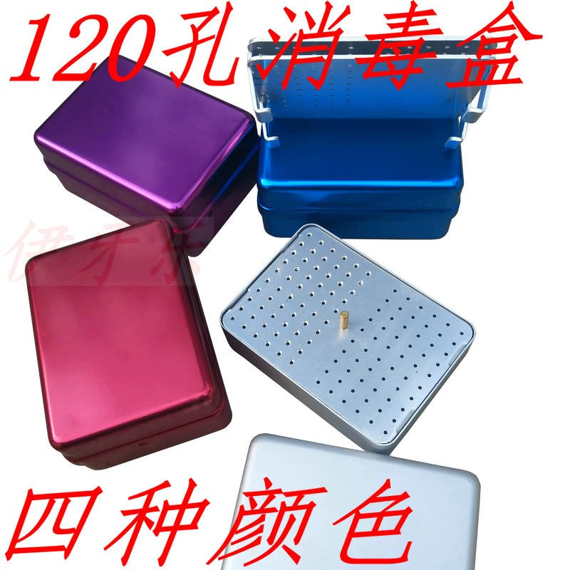 High-speed needle placement box Low-speed high-temperature sterilization box 120 holes can be placed to expand the needle root canal file Pullout needle k file