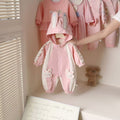 New arrival hooded outing clothes autumn clothes spring & fall baby jumpsuit outwear jacket baby newborn clothes