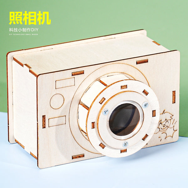 Technology small production camera model primary and secondary school students DIY handmade science experiment set children's assembly teaching aids