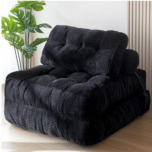 Lazy sofa single living room dual-purpose foldable sofa bed casual tatami reclining human dog house compression sofa