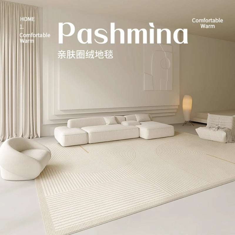 Carpet living room  new style accessible luxuryclassy wipeable and no-wash cream style thickenedfall and winter maintenance-free sofa floor mat