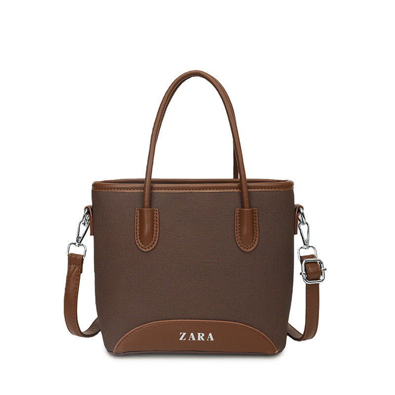 Retro commuting quality satchel bag 2025 new work commuting shoulder underarm bag casual bag elegant tote bag