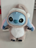 Disney purple doll plush toy stuffed animal bag charm bb squeak cartoon doll kids girls gift wholesale