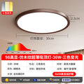 Japanese walnut eye protection ultra-thin bedroom ceiling lamp wabi-sabi style simple scandinavian balcony aisle room study lamp