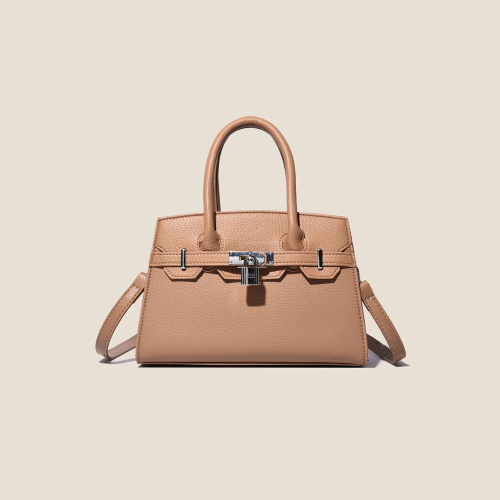 Classy sense cross-border fashion bag women's classic pure color lychee pattern crossbody bag 2026new arrivalaccessible luxurysatchel women's bag