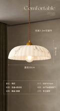 French chic restaurant pendant light -  new arrival: high-end, atmospheric lighting with a faux marble, retro dining room table lamp fixture