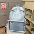 2025new arrival forest style large capacity backpack for women, preppy style soft girl girleasiest for match transparent pain bag school bag