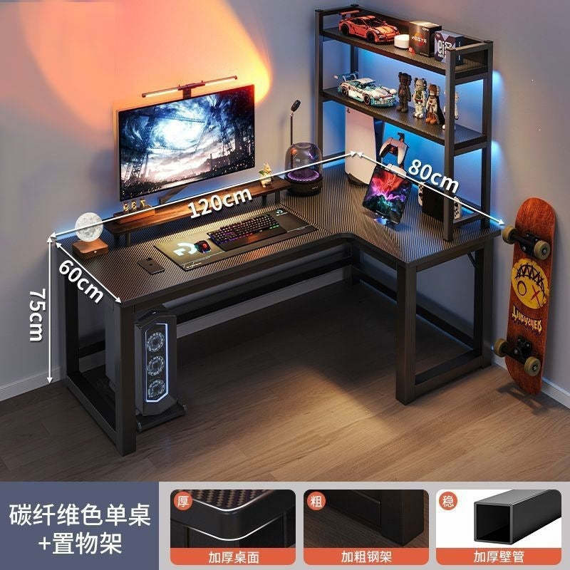 Computer desk desktop home electric competition table and chair bedroom corner office table new chinoiserie large desk student study table