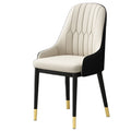 Hotel & home light luxury dining chair - minimalist modern backrest stool, office chair, restaurant leisure chair, dining table chair - metal & other materials
