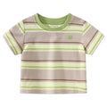 Kids' short-sleeve t-shirt - summer  new collection: boys' striped short-sleeve casual loose-fit baby top - stylish & in stock