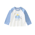 Pure cottonkidsspring & falllong sleevest-shirt boysautumtops single wear boys and girls bottom shirtkids styletops