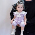 Summernew arrival jumpsuit, fashionable flying sleeve jumpsuit, baby clothes, baby summer clothes, thin khaki, cute romper