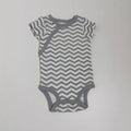 Export original order infant male and female baby slanted button pullover pure cottonprinting half-sleeved bottom triangle khaki
