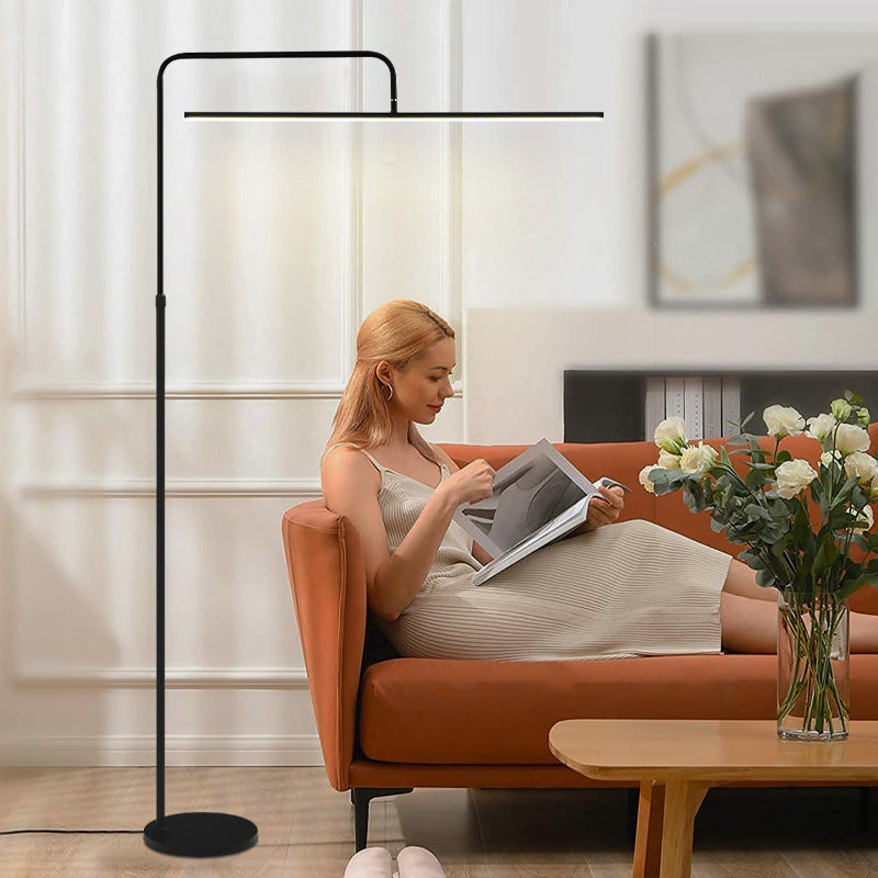 Eye-care floor lamp - perfect for studying, reading, and writing. designed for students and children, this full-spectrum, anti-myopia lamp eliminates shadows and is ideal for piano practice