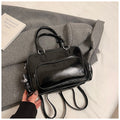 Versatile preppy style backpack for women, 2025 new trendy niche handbag, highland dog minimalist retro women's bag