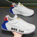 Men's shoes 2025 new winter mesh versatile breathable athletic casual white sneakers height increasing running dad shoes